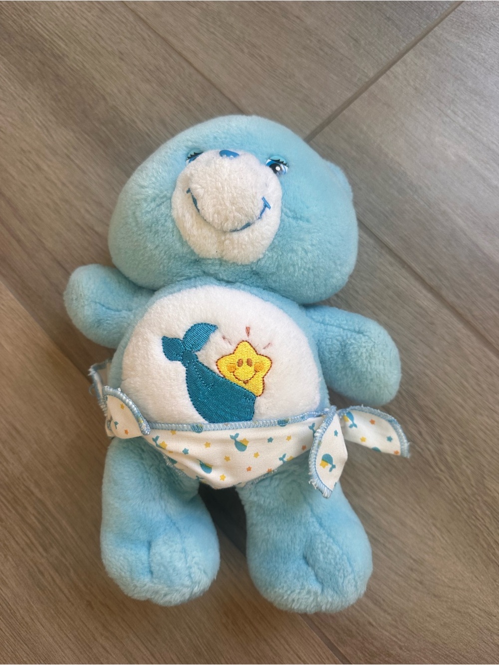 Care Bears Light Blue Whale Belly Star Plush